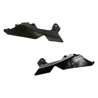 Replacement - Front Driver and Passenger Side Bumper Cover Stiffener Bracket Set (Standard Line)