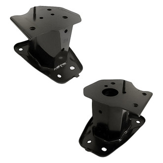 Replacement - Rear Driver and Passenger Side Bumper Bracket Set (Standard Line)
