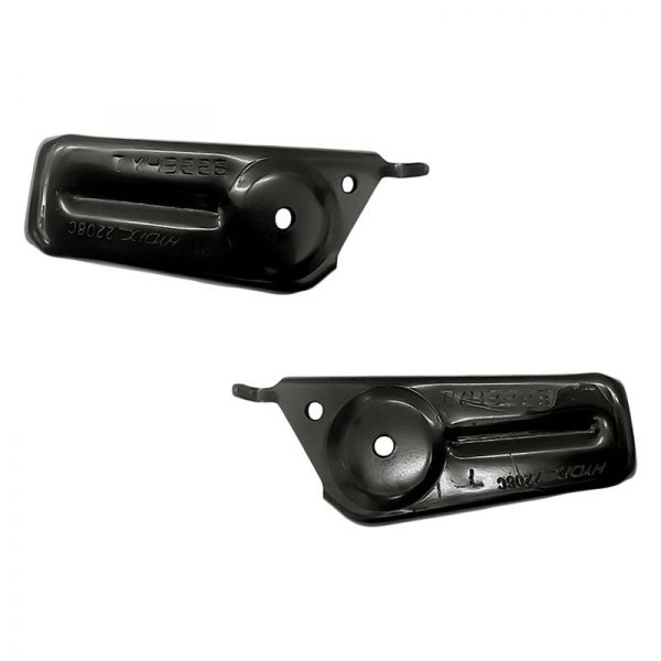 Replacement - Front Driver and Passenger Side Lower Outer Bumper Support Bracket Set