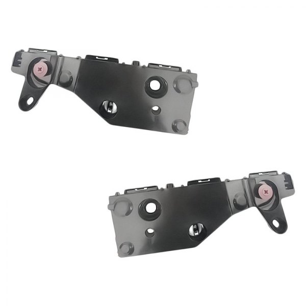 Replacement - Front Driver and Passenger Side Upper Bumper Support Bracket Set