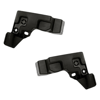 Replacement - Front Outer Driver and Passenger Side Bumper Cover Support Set (Standard Line)