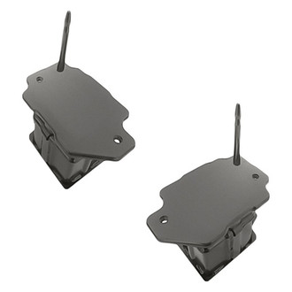 Replacement - Rear Driver and Passenger Side Bumper Impact Bar Bracket Set (CAPA Certified)