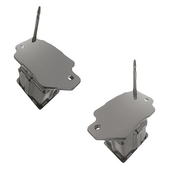Replacement - Rear Driver and Passenger Side Bumper Impact Bar Bracket Set (Standard Line)