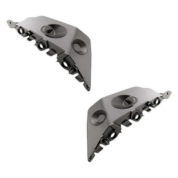 Replacement - Front Driver and Passenger Side Outer Bumper Cover Retainer Bracket Set