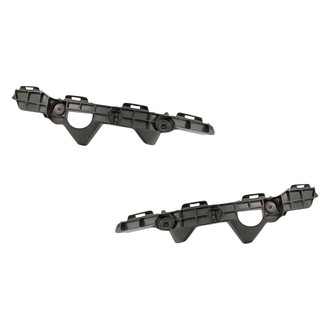 Replacement - Rear Driver and Passenger Side Bumper Cover Side Stiffener Support Bracket Set (Standard Line)