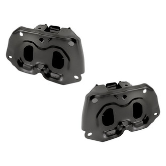 Replacement - Front Driver and Passenger Side Bumper Cover Reinforcement Bracket Set (Standard Line)