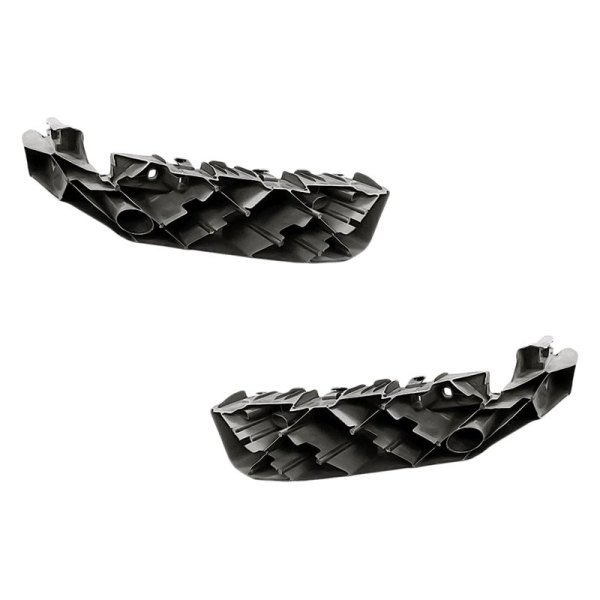 Replacement - Front Driver and Passenger Side Bumper Headlight Bracket Set