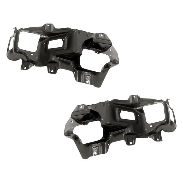 Replacement - Front Driver and Passenger Side Bumper Support Bracket Set