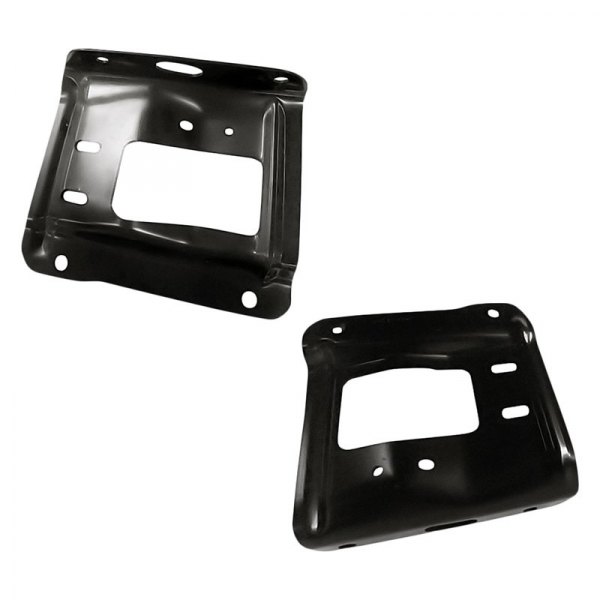 Replacement - Front Driver and Passenger Side Bumper Mounting Plate Set