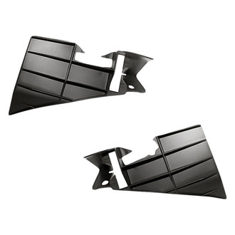 Replacement - Front Driver and Passenger Side Bumper Reinforcement Side Cover Set (Standard Line)