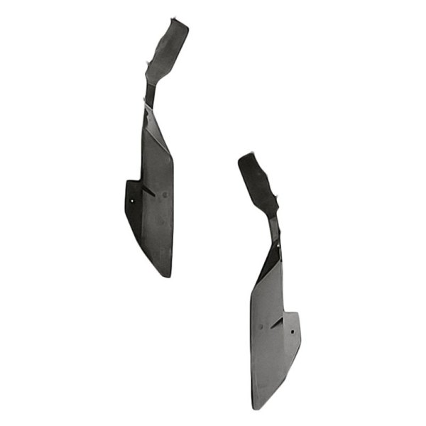 Replacement - Front Driver and Passenger Side Inner Bumper Cover Support Rail Set