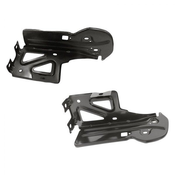 Replacement - Rear Driver and Passenger Side Bumper Support Impact Bar Bracket Set