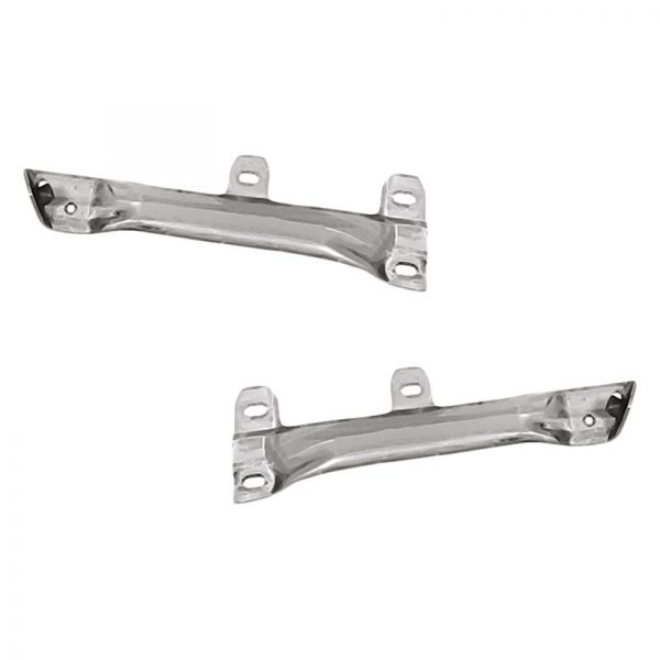 Replacement - Front Driver and Passenger Side Bumper Cover Side Support Bracket Set