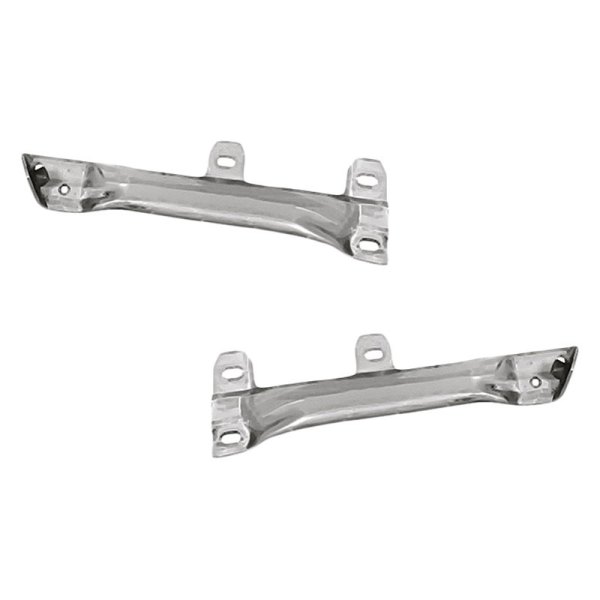 Replacement - Front Driver and Passenger Side Bumper Cover Side Support Bracket Set