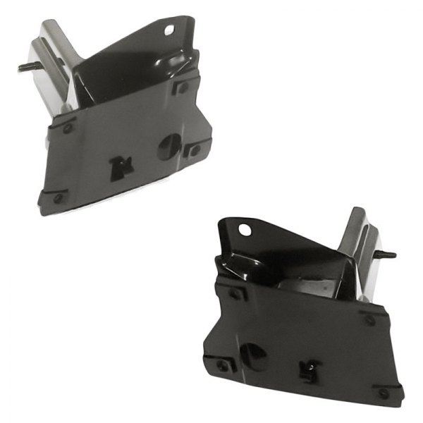 Replacement - Front Driver and Passenger Side Bumper Bracket Set