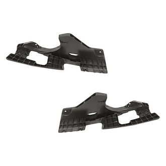 Replacement - Front Driver and Passenger Side Bumper Cover Side Support Set (Standard Line)