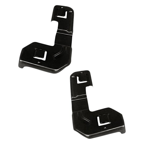 Replacement - Front Driver and Passenger Side Upper Bumper Cover Side Support Set