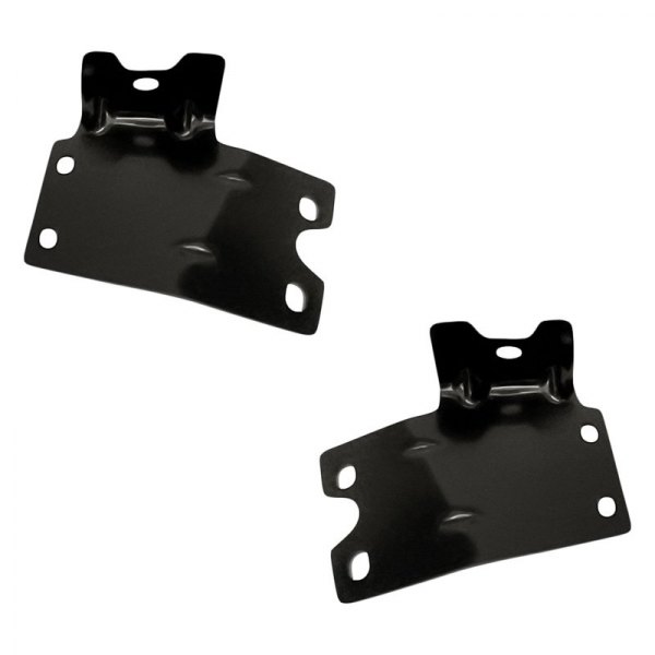 Replacement - Front Driver and Passenger Side Bumper Cover Support Filler Bracket Set