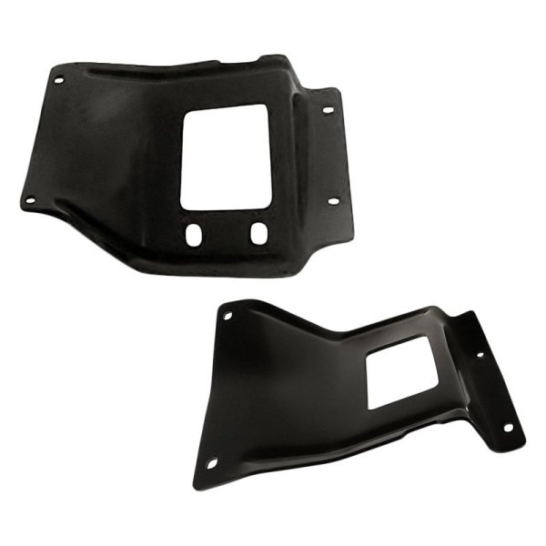Replacement - Front Driver and Passenger Side Bumper Mounting Plate Set