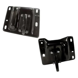 Replacement - Front Driver and Passenger Side Bumper Bracket Set (Standard Line)