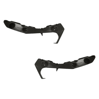 Replacement - Front Driver and Passenger Side Bumper Cover Side Support Bracket Set (Standard Line)
