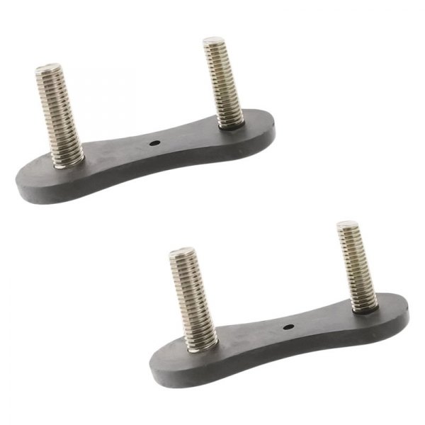 Replacement - Front Driver and Passenger Side Bumper Stud Plate Set