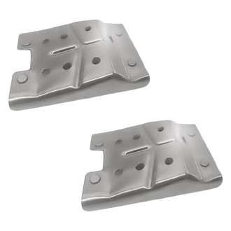 Replacement - Front Driver and Passenger Side Bumper Bracket Set (Standard Line)