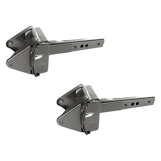 Replacement - Front Driver and Passenger Side Bumper Bracket Set (Standard Line)