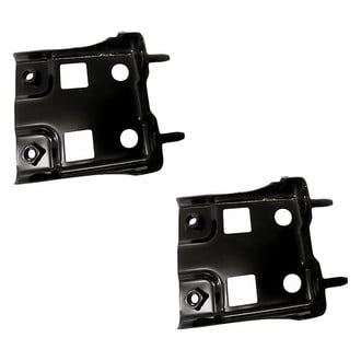 Replacement - Rear Driver and Passenger Side Bumper End Cap Support Bracket Set (CAPA Certified)