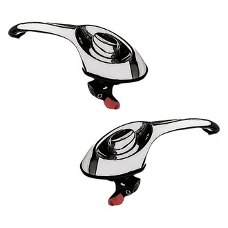 Replacement - Rear Driver and Passenger Side Exterior Door Handle Set (Standard Line)