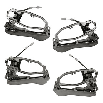 Replacement - Front and Rear Driver and Passenger Side Exterior Door Handle Carrier Set (Standard Line)