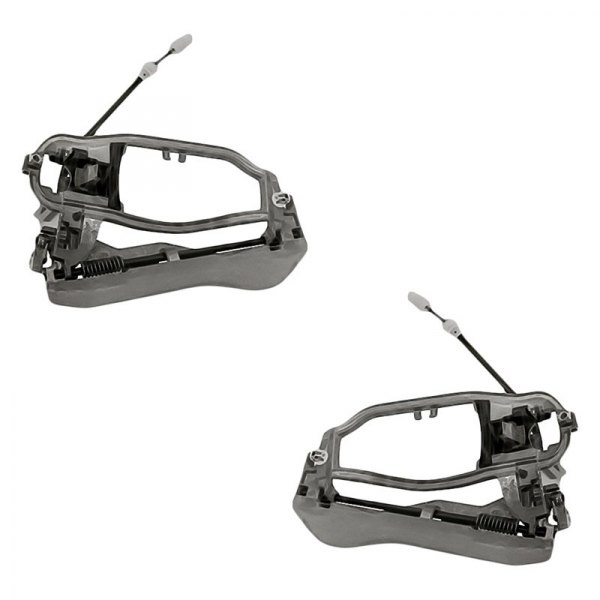 Replacement - Rear Driver and Passenger Side Exterior Door Handle Carrier Set