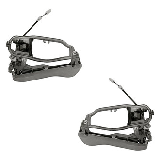 Replacement - Rear Driver and Passenger Side Exterior Door Handle Carrier Set (Standard Line)