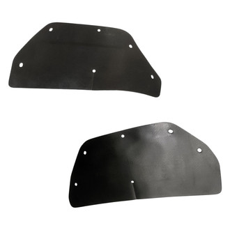 Replacement - Front Driver and Passenger Side Bumper Splash Shield Set (Standard Line)