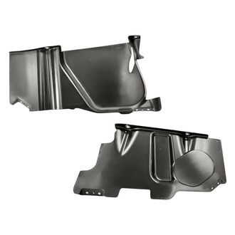 Replacement - Front Driver and Passenger Side Fender Splash Shield Set (Standard Line)