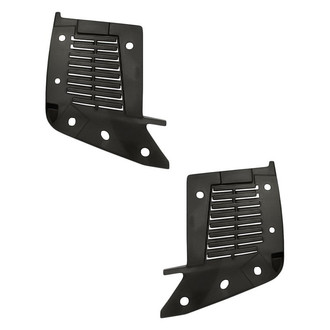 Replacement - Front Driver and Passenger Side Bumper Splash Shield Set (Standard Line)