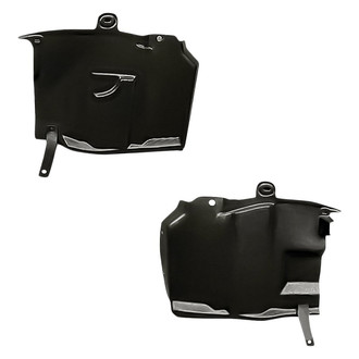 Replacement - Front Driver and Passenger Side Fender Splash Shield Set (Standard Line)