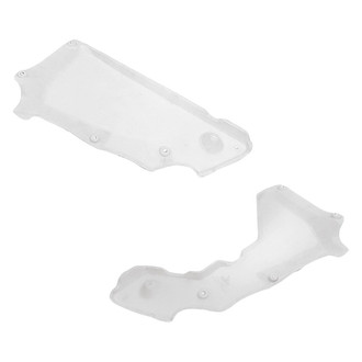 Replacement - Rear Driver and Passenger Side Engine Splash Shield Set (Standard Line)