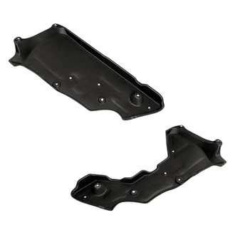 Replacement - Rear Driver and Passenger Side Engine Splash Shield Set (Standard Line)