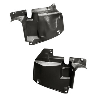 Replacement - Front Driver and Passenger Side Fender Splash Shield Set (Standard Line)