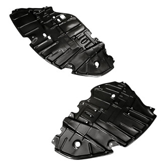 Replacement - Front Driver and Passenger Side Splash Shield Set (CAPA Certified)
