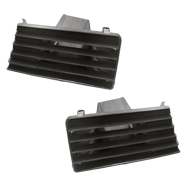 Replacement - Front Driver and Passenger Side Outer Tow Hook Cover Set