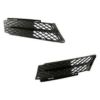 Replacement - Front Driver and Passenger Side Fog Light Cover Set (Standard Line)