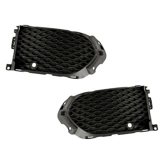 Replacement - Front Driver and Passenger Side Fog Light Cover Set (Standard Line)