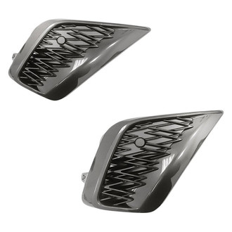 Replacement - Front Lower Driver and Passenger Side Fog Light Cover Set (Standard Line)