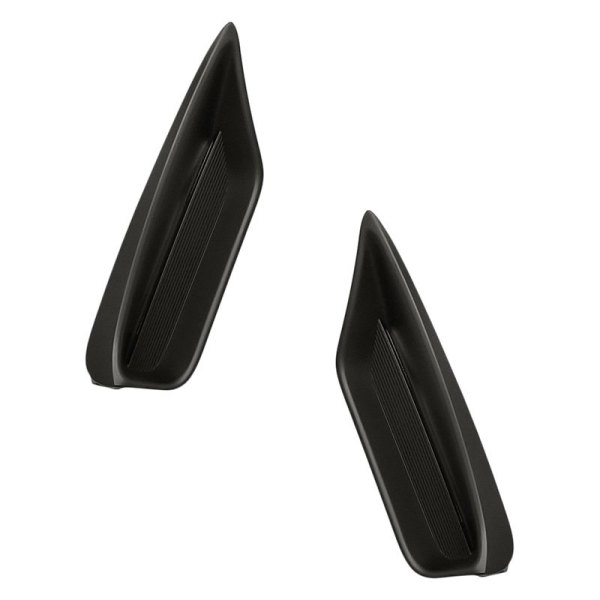 Replacement - Front Driver and Passenger Side Upper Bumper Insert Set
