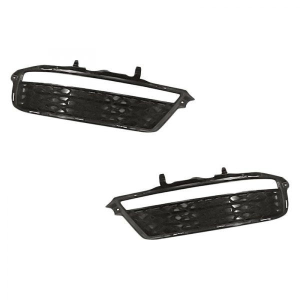 Replacement - Front Driver and Passenger Side Outer Fog Light Bezel Set
