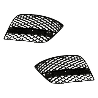 Replacement - Front Driver and Passenger Side Fog Light Cover Set (Standard Line)