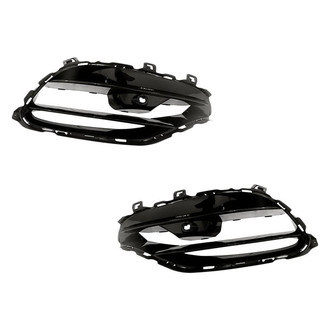 Replacement - Front Driver and Passenger Side Bumper Insert Set (Standard Line)