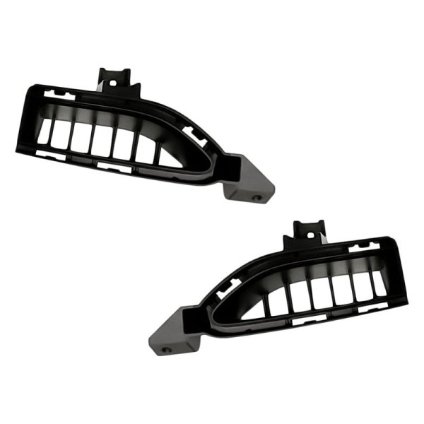 Replacement - Front Driver and Passenger Side Outer Bumper Insert Set